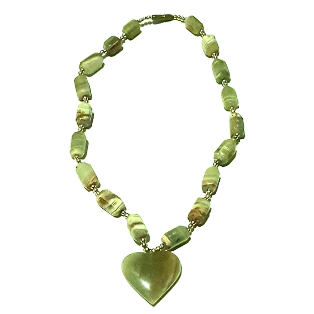 Banded Calcite Necklace  (onyx)